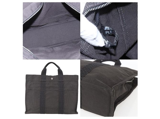 Borsa Hermès Her Line Tote MM Grigio - vista 5