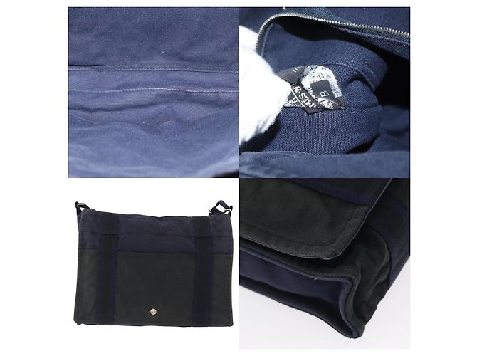 Borsa a Spalla Herline Basas MM di Hermès Blu - vista 5