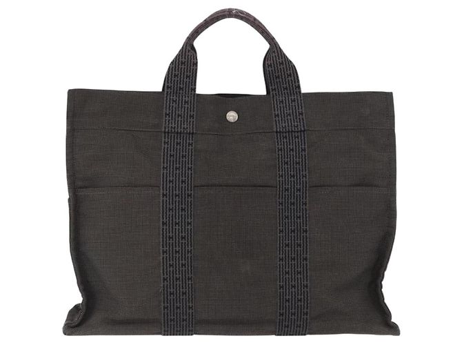 Borsa Hermès Her Line Tote MM Grigio - vista 2