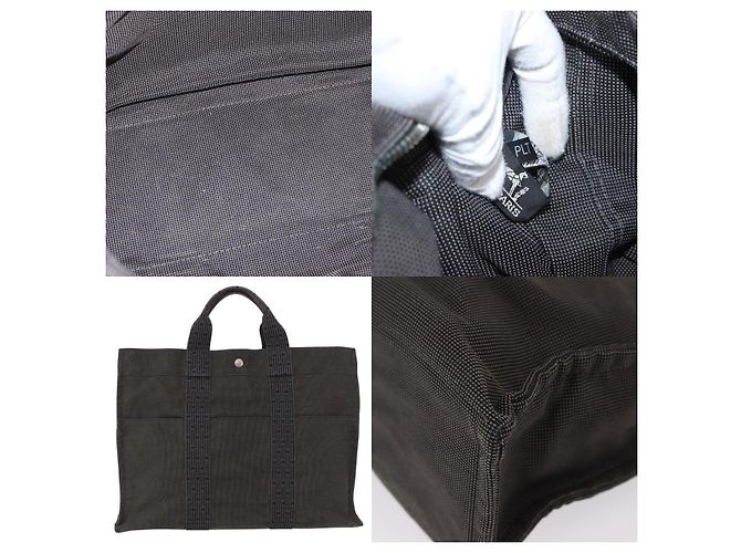 Borsa Hermès Her Line Tote MM Grigio - vista 5