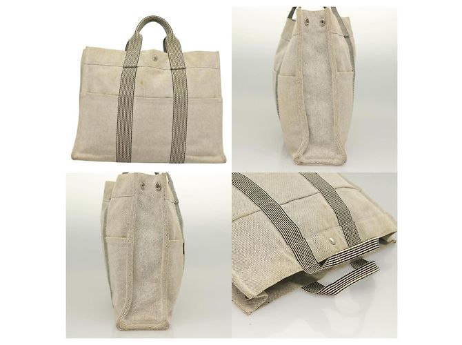 Borsa Fourre Tout MM di Hermès Grigio - vista 3