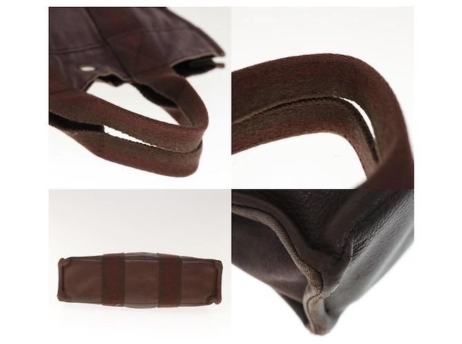 Borsa Hermès Fourre Tout PM Marrone - vista 4