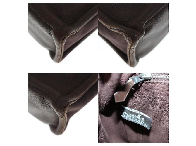 Borsa Hermès Fourre Tout PM Marrone - vista 5