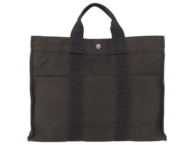 Borsa Her Line MM di Hermès Grigio - vista 2