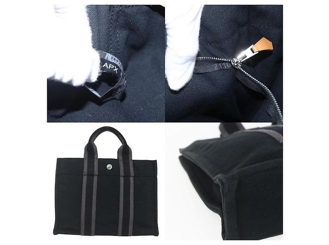 Borsa Hermès Fourre Tout PM Nero - vista 5