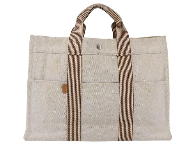 Borsa Fourre Tout MM di Hermès Beige - vista 2