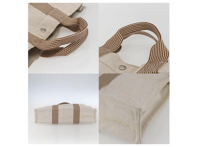 Borsa Fourre Tout MM di Hermès Beige - vista 4