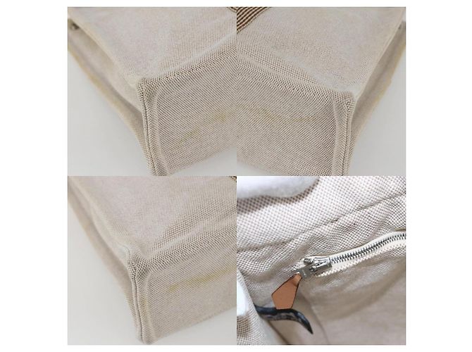 Borsa Fourre Tout MM di Hermès Beige - vista 5