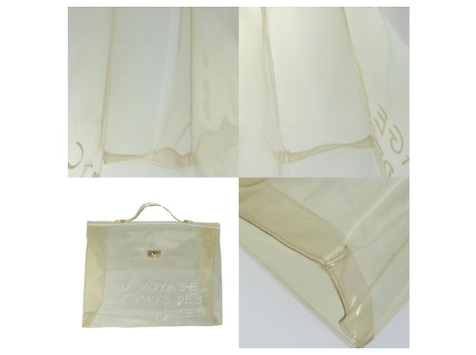 Borsa Kelly Hermès bianca Bianco - vista 5