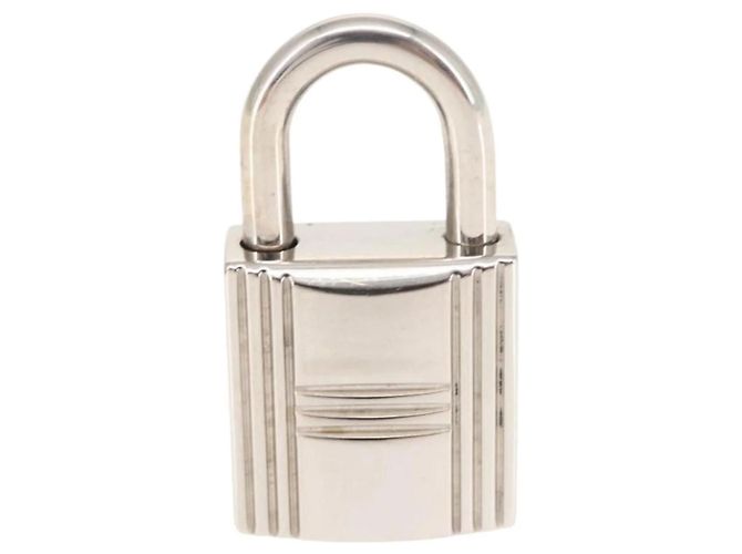 Lucchetto in metallo argento Hermès - vista 2