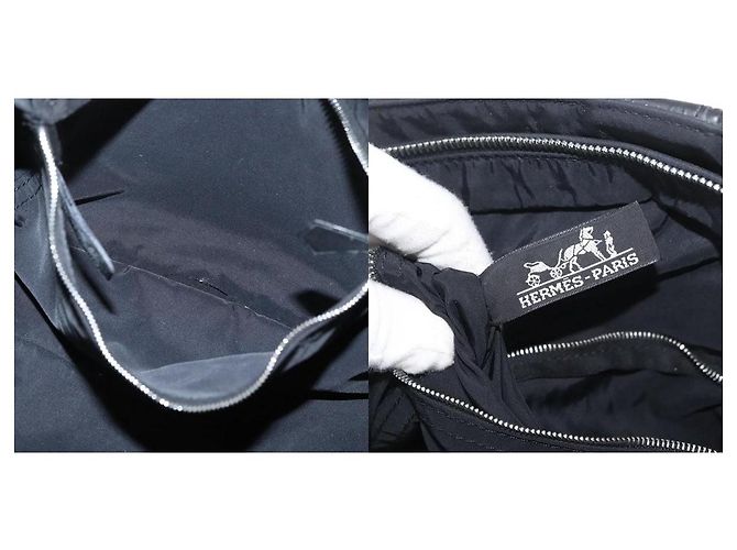Borsa a Spalla Acapulco di Hermès Nero - vista 7