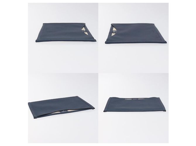 Hermès Pochette Petit Ash Hermes Blu - vista 3