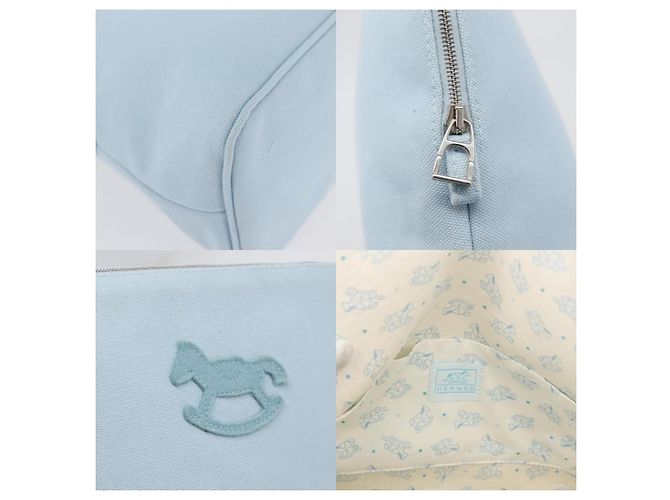 Hermès Hermes Bolide Pouch GM Blue - view 4