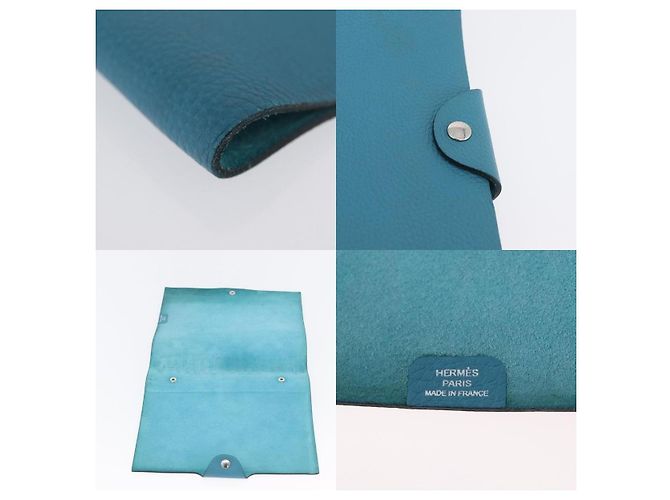 Hermès Copertura per Note Hermes Yuris GM Blu - vista 4