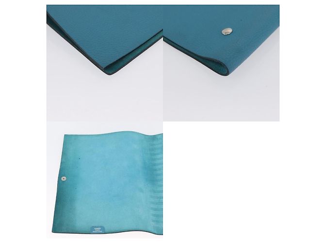 Hermès Copertura per Note Hermes Yuris GM Blu - vista 6
