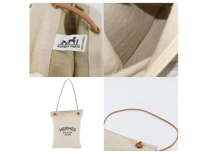 Borsa a Spalla Aline PM di Hermès Beige - vista 5