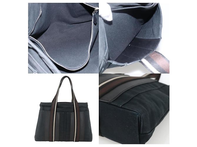 Hermès Tote Bag Horizontal MM Schwarz - Ansicht 5