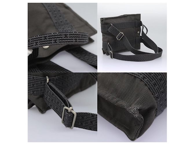 Hermès Herbag A Dos PM Rucksack Grau - Ansicht 4
