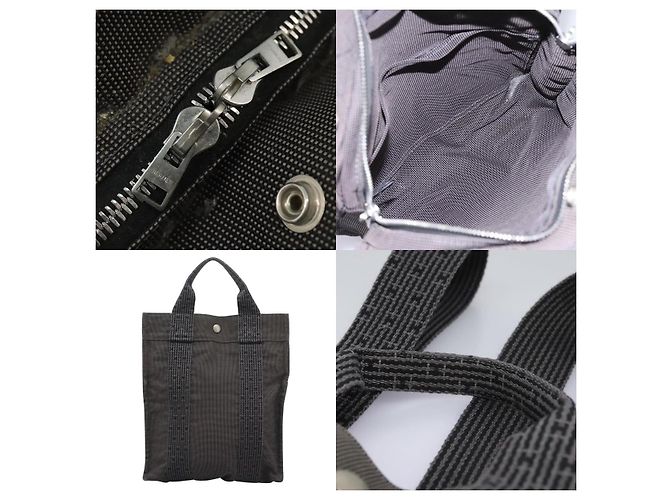 Hermès Herbag A Dos PM Rucksack Grau - Ansicht 5