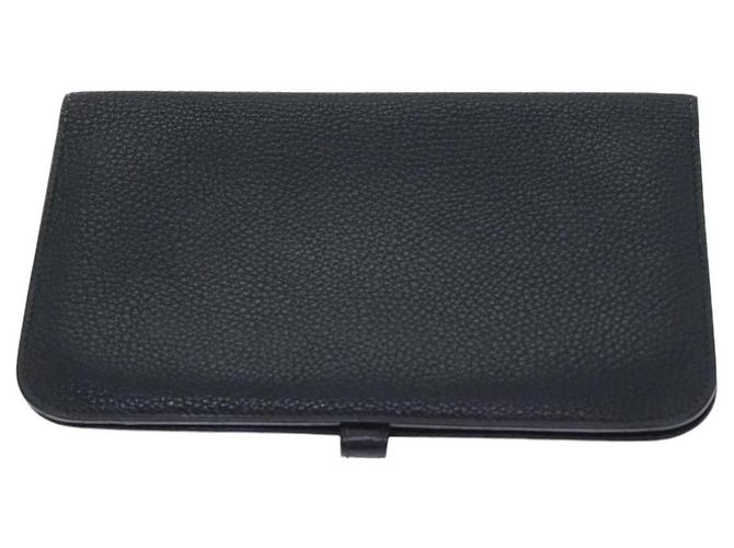 Cartera Larga Dogon GM de Hermès Negro - vista 2