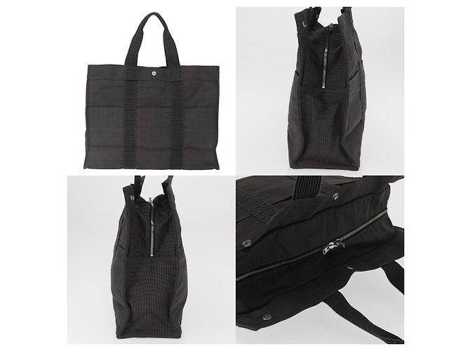 Bolso Tote Her Line Hermès Gris de Algodón - vista 3