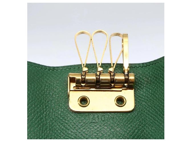 Estuche de Llaves 4 de Hermès Verde - vista 6