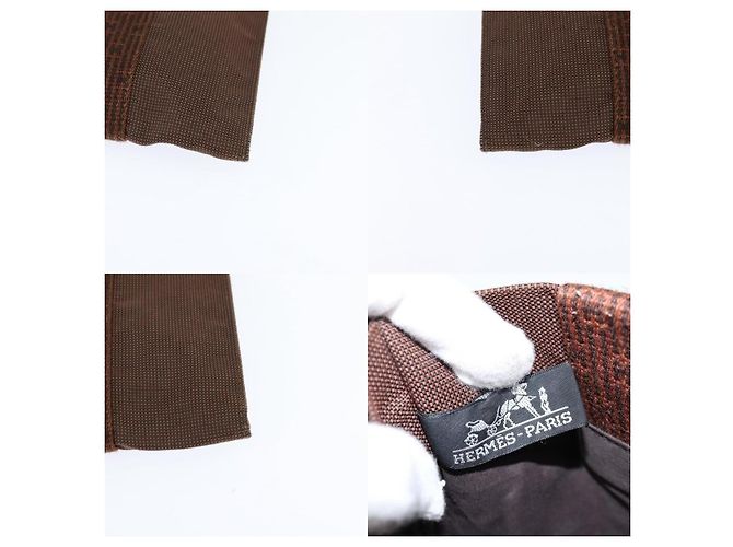 Borsa a Spalla Hermès Pochette Her Line MM Marrone - vista 5