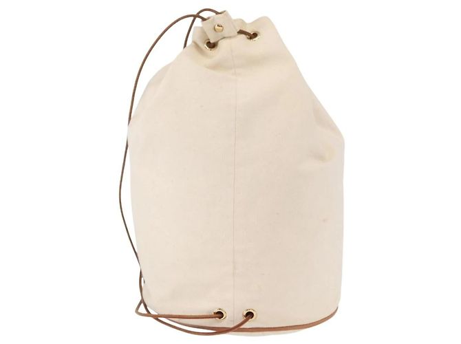 Borsa a Spalla Hermès Polochon Mimil GM Bianco - vista 2