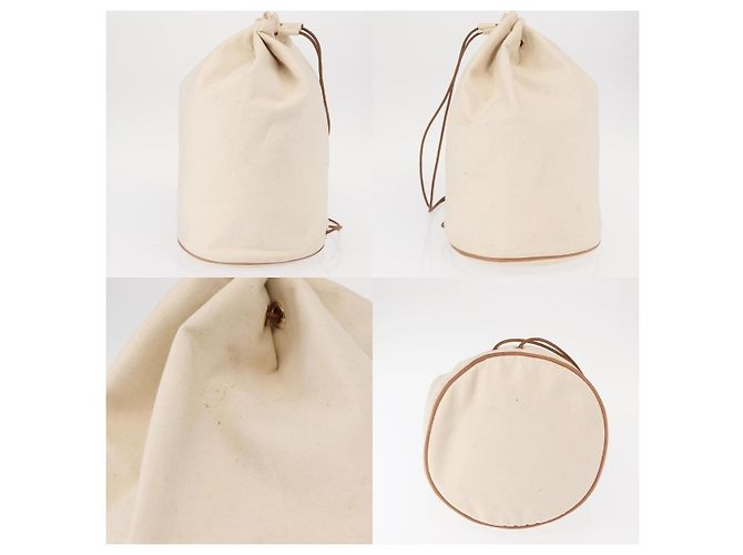 Borsa a Spalla Hermès Polochon Mimil GM Bianco - vista 3
