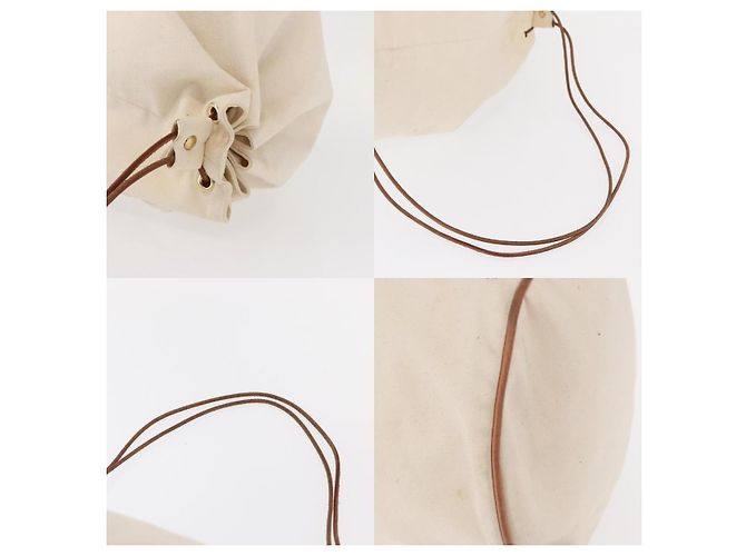 Borsa a Spalla Hermès Polochon Mimil GM Bianco - vista 4