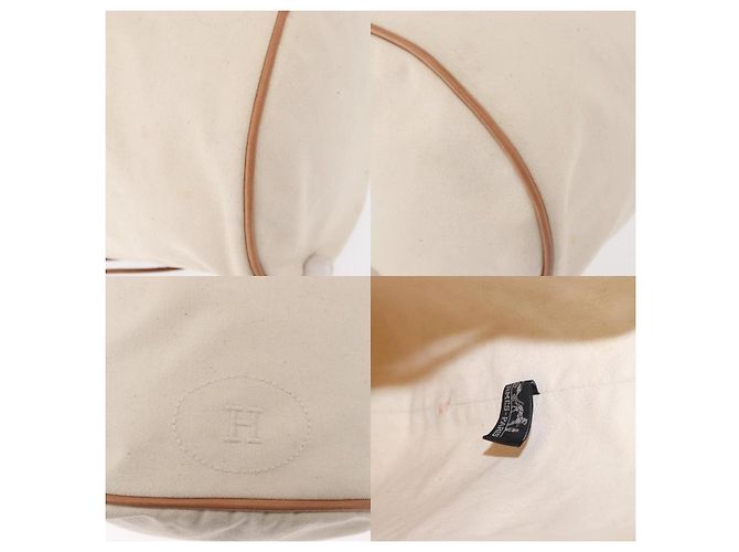 Borsa a Spalla Hermès Polochon Mimil GM Bianco - vista 6