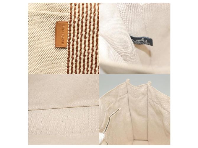 Borsa Fourre Tout MM di Hermès Beige - vista 6
