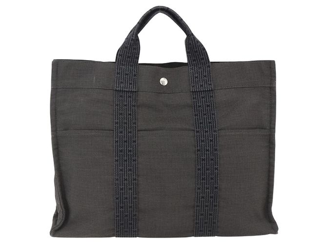 Borsa Hermès Her Line Tote MM Grigio - vista 2