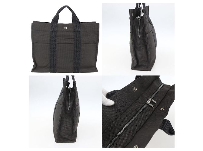 Borsa Hermès Her Line Tote MM Grigio - vista 3