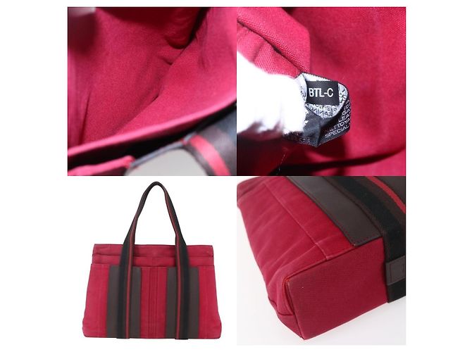 Hermès Troca Horizontal MM Tote Bag Rot - Ansicht 5