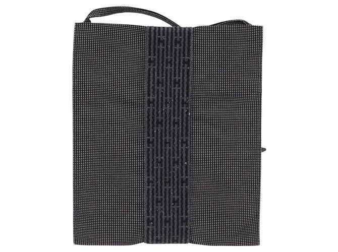 Borsa a Spalla Hermès Pochette Her Line MM Grigio - vista 2