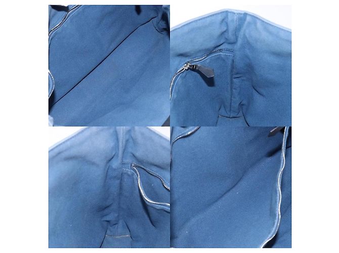 Hermès Troca Horizontal MM Tote Bag Blau - Ansicht 6