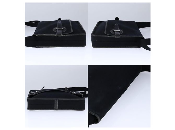 Borsa a Spalla Hermès Buenaventura Nero - vista 3