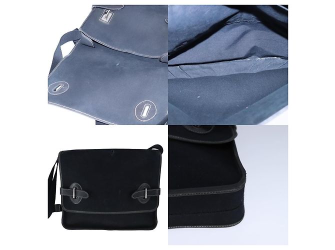 Borsa a Spalla Hermès Buenaventura Nero - vista 5