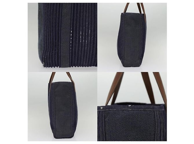 Hermès Calicut Denim Tote Blau - Ansicht 3