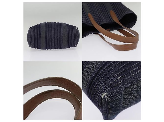 Hermès Calicut Denim Tote Blau - Ansicht 4