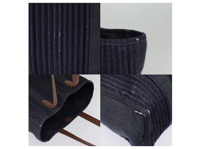 Hermès Calicut Denim Tote Blau - Ansicht 6