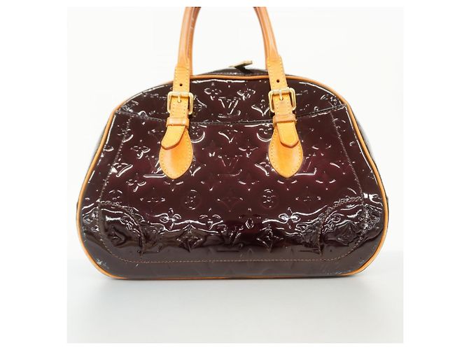 Borsa Louis Vuitton Vernis Summit Drive Bordò - vista 16