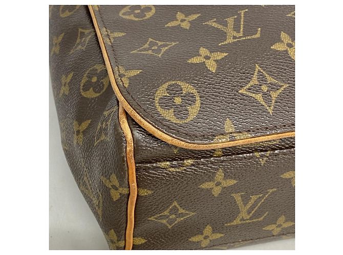 Sac à main Abbesses Monogram Louis Vuitton Marron - vue 6
