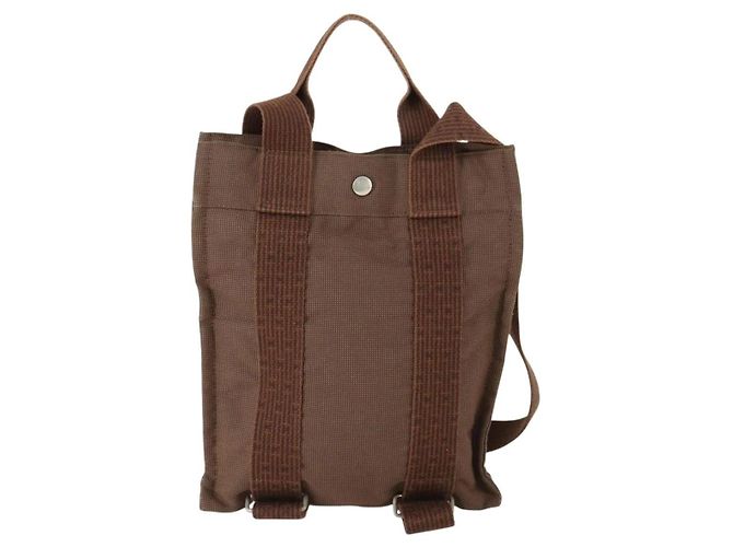 Hermès Her Line PM Rucksack Braun - Ansicht 2