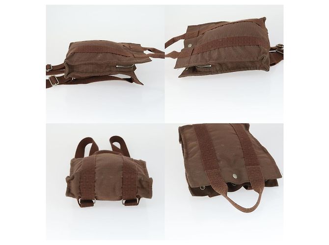 Hermès Her Line PM Rucksack Braun - Ansicht 3