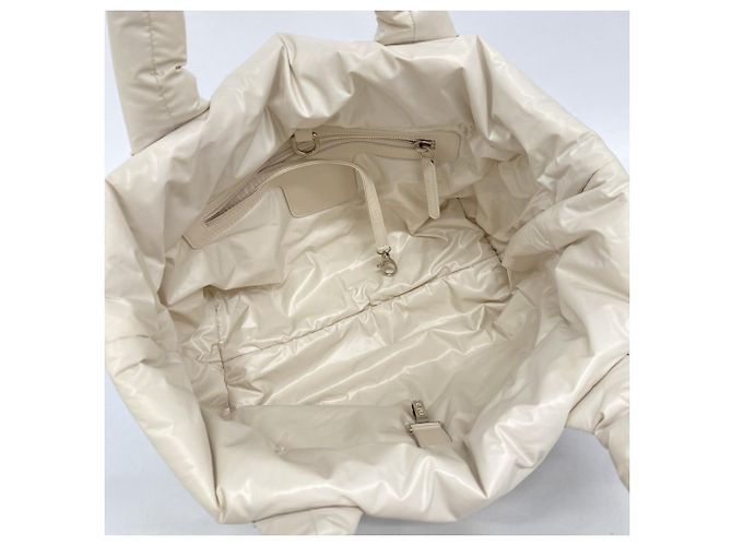 Chanel Coco Cocoon Nylon Tote Bag Weiß Mehrfarben - Ansicht 4