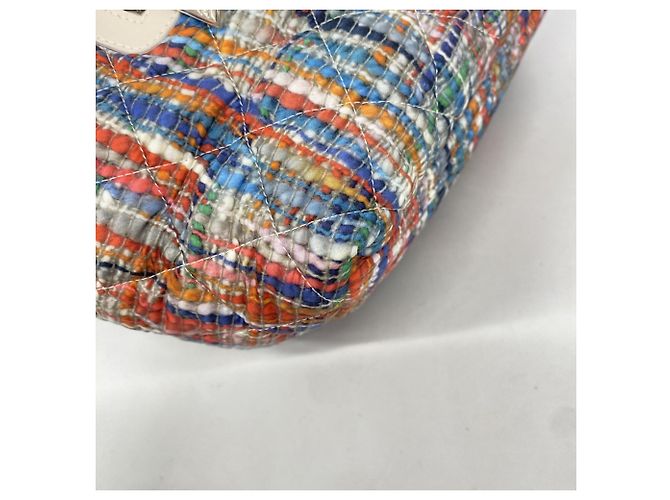 Chanel Coco Cocoon Nylon Tote Bag Weiß Mehrfarben - Ansicht 6