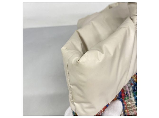 Chanel Coco Cocoon Nylon Tote Bag Weiß Mehrfarben - Ansicht 9