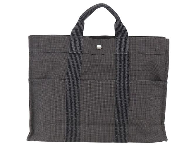 Borsa Hermès Her Line Tote MM Grigio - vista 2